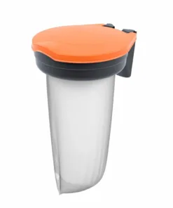 Basurero Reciclable Naranjo Skipper Bin01-o